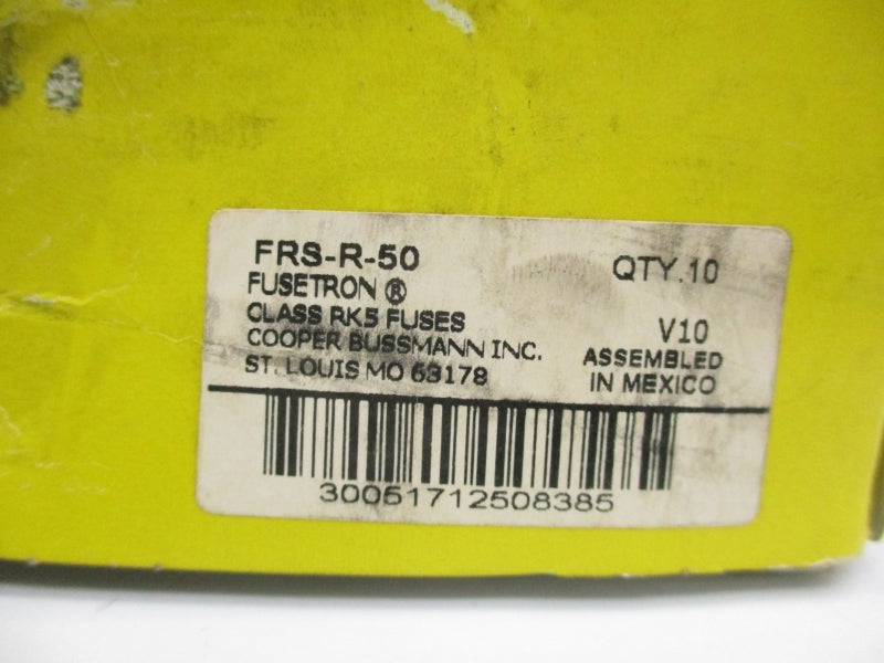 BUSSMANN FRS-R50 600VAC 50A (PKG OF 10) NSMP