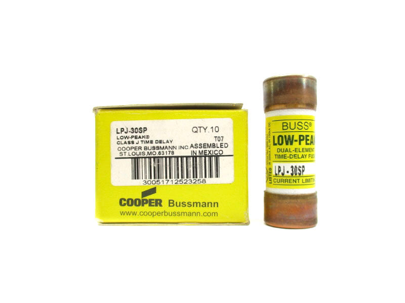 BUSSMANN LPJ-30SP 600VAC 30A (PKG OF 10) (YL/YL) NSMP