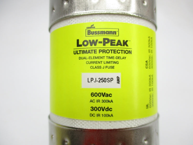 BUSSMANN LPJ-250SP 600VAC 250A (YL/YL) NSMP