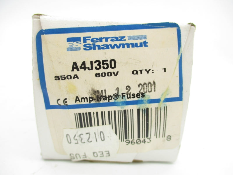 FERRAZ SHAWMUT A4J350 600VAC 350A (WH/OR) NSMP