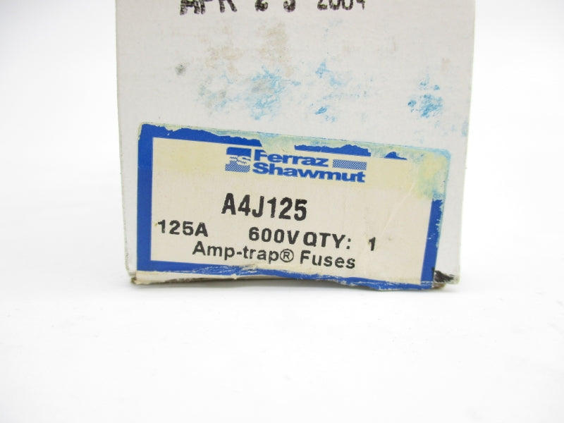 FERRAZ SHAWMUT A4J125 600VAC 125A NSMP