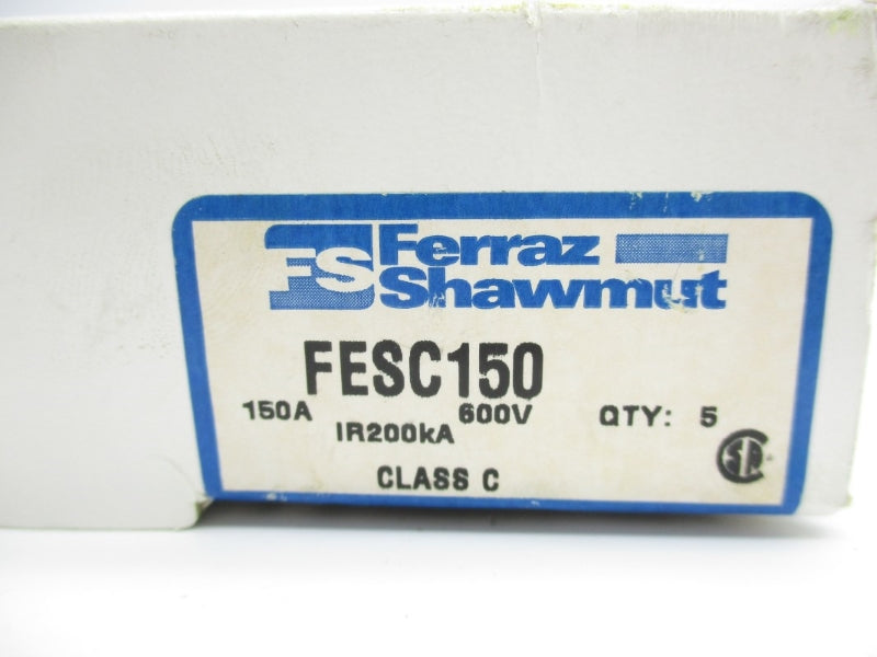FERRAZ SHAWMUT FESC150 600VAC 150A (PKG OF 5) NSMP