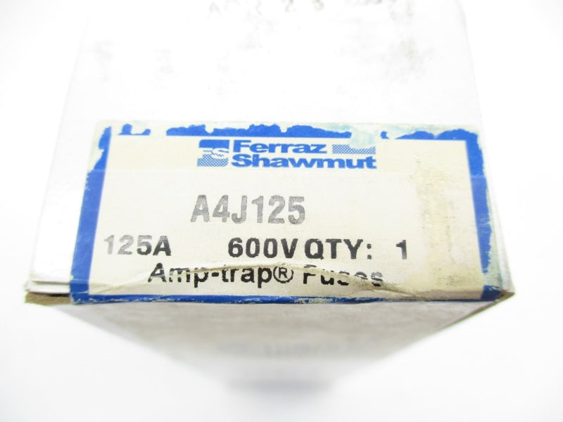 FERRAZ SHAWMUT A4J125 600VAC 125A NSFS