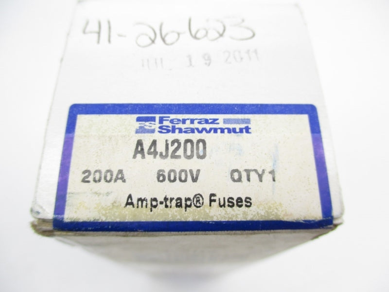 FERRAZ SHAWMUT A4J200 600VAC 200A NSFS