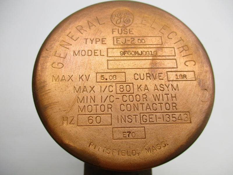 GENERAL ELECTRIC 9F60MJD818 EJ-2DD 5.08KV 18R NSNP