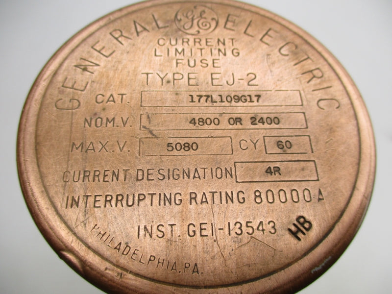 GENERAL ELECTRIC 177L109G17 5080KV 4R NSNP
