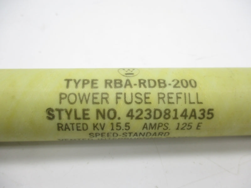 WESTINGHOUSE RBA-RDB-200 423D814A35 15.5KV 125EA NSMP