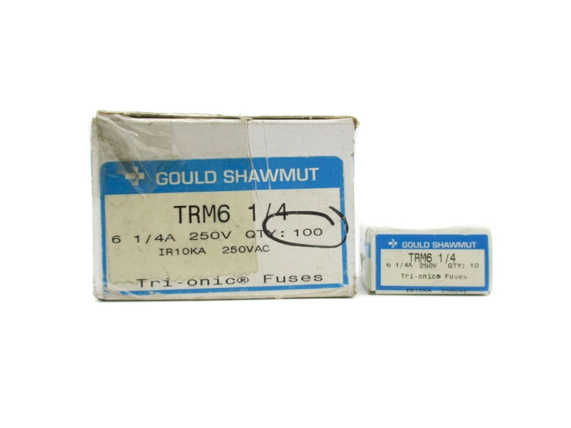 GOULD SHAWMUT TRM6-1/4 250VAC 6-1/4A (PKG OF 100) NSMP