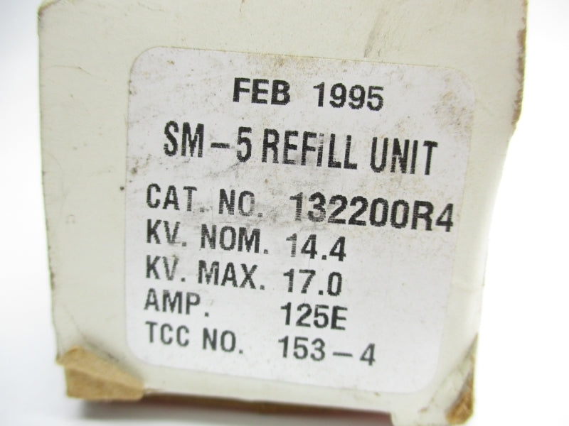 S&C 132200R4 17.0KV 125EA NSMP