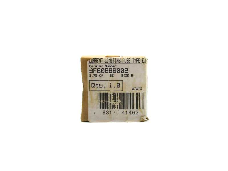 GENERAL ELECTRIC 9F60BBB002 2.75KV 2EA NSFS