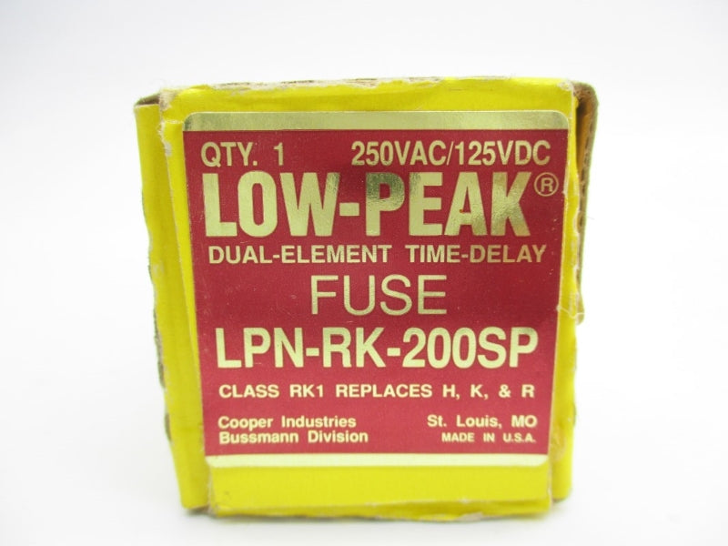 BUSSMANN LPN-RK-200SP 250VAC 200A NSFS
