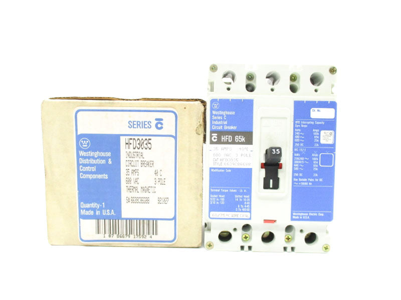 WESTINGHOUSE HFD3035 SER. C 600VAC 35A NSMP