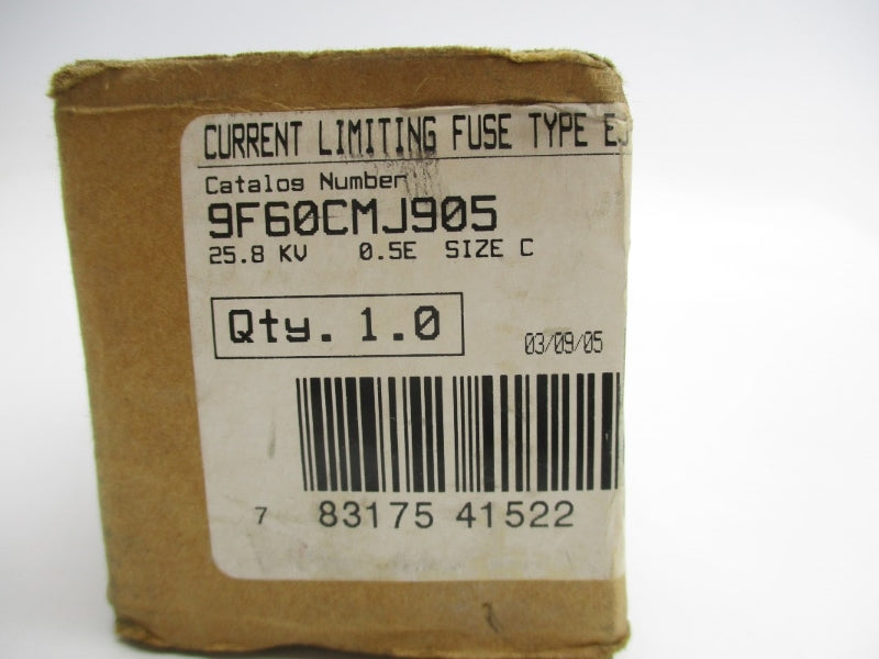 GENERAL ELECTRIC 9F60CMJ905 25.8KV 0.5EA NSMP