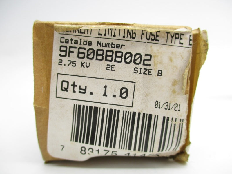 GENERAL ELECTRIC 9F60BBB002 2.75KV 2EA NSMP