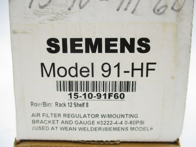 SIEMENS 91-HF 150PSI NSMP