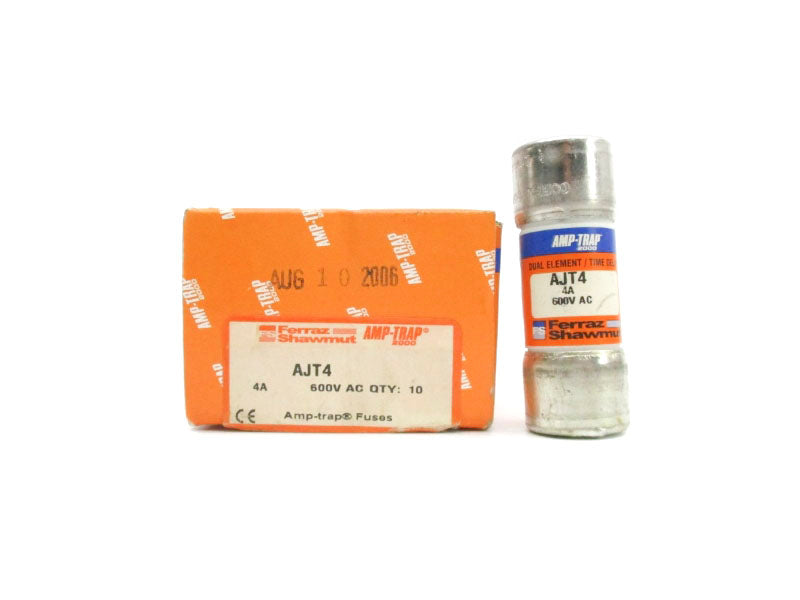 FERRAZ SHAWMUT AJT4 600VAC 4A (PKG OF 10) NSMP