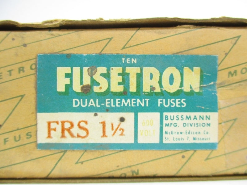 BUSSMANN FRS1-1/2 600VAC 6-1/2A (PKG OF 10) NSMP