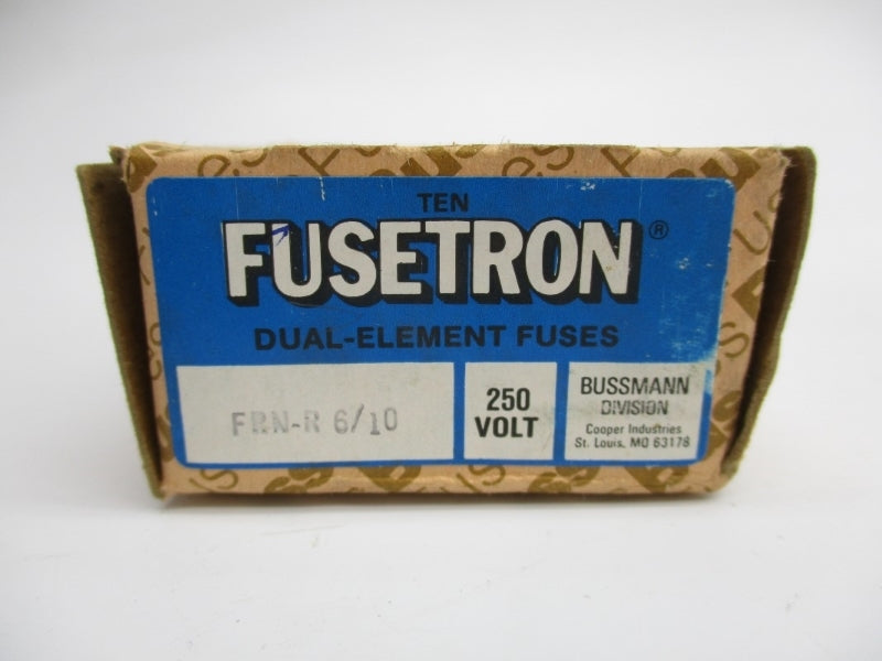 BUSSMANN FRN-R-6/10 250VAC 6/10A (PKG OF 10) NSMP