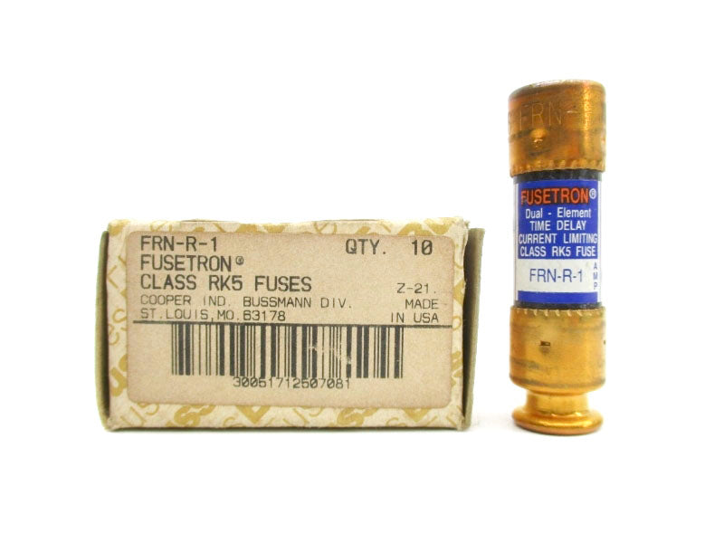 BUSSMANN FRN-R-1 250VAC 1A (PKG OF 10) (BR/BL) NSMP
