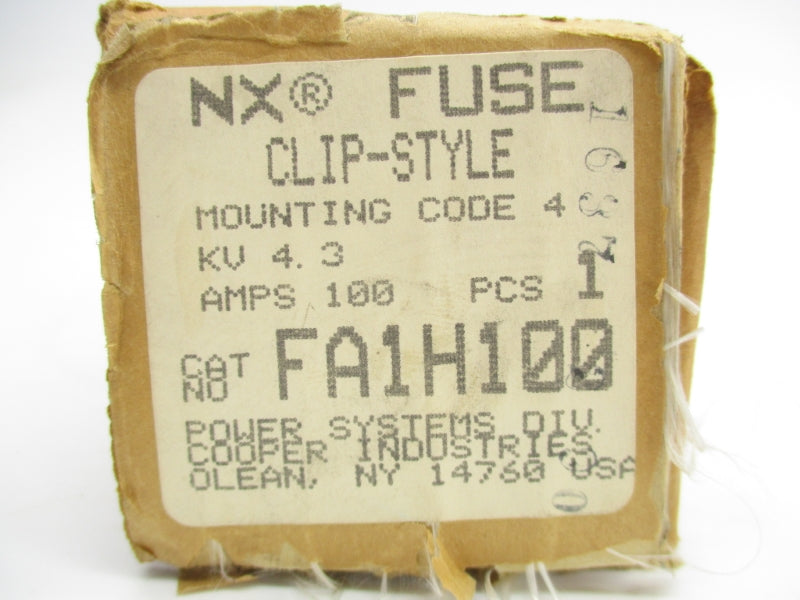 COOPER FA1H100 4.3KV 100A NSFS