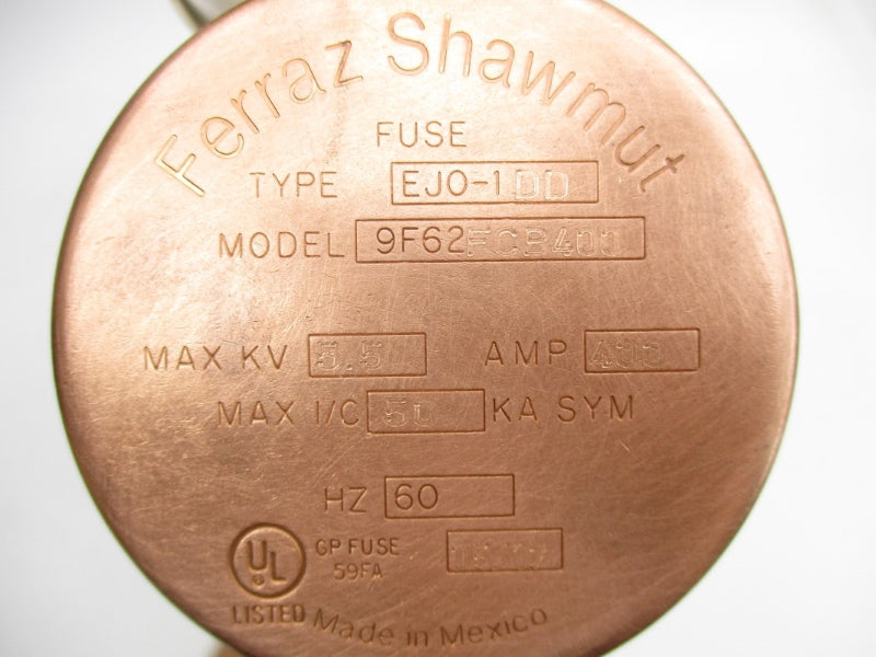 MERSEN 9F62FCB400 5.5KV 400A NSMP