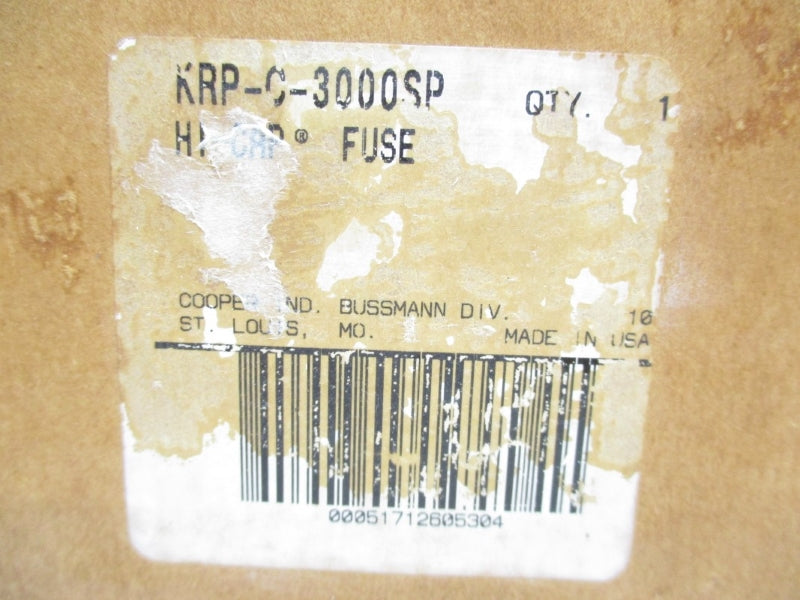 BUSSMANN KRP-C-3000SP 600VAC 3000A NSMP