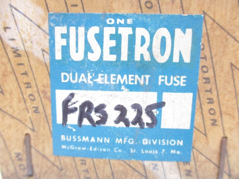 BUSSMANN FRS225 600VAC 225A NSMP