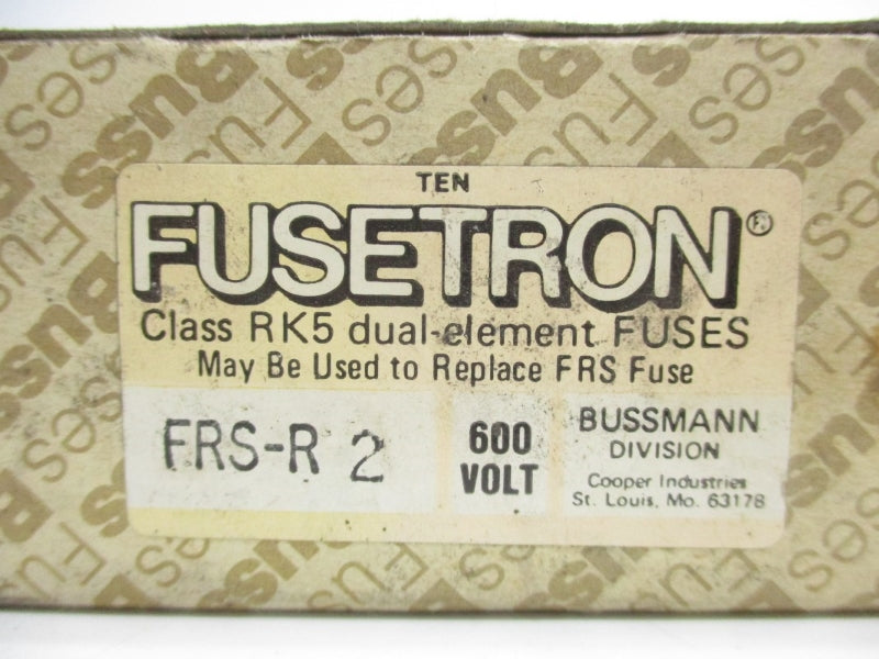BUSSMANN FRS-R-2 600VAC 2A (PKG OF 10) NSMP