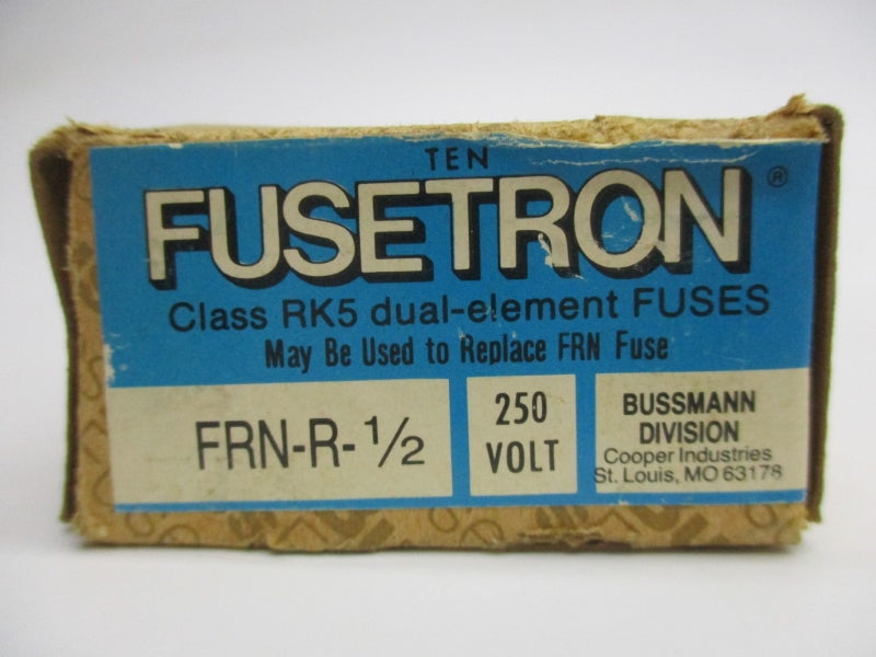 BUSSMANN FRN-R-1/2 250VAC 1/2A (BLUE) (PKG OF 10) NSMP