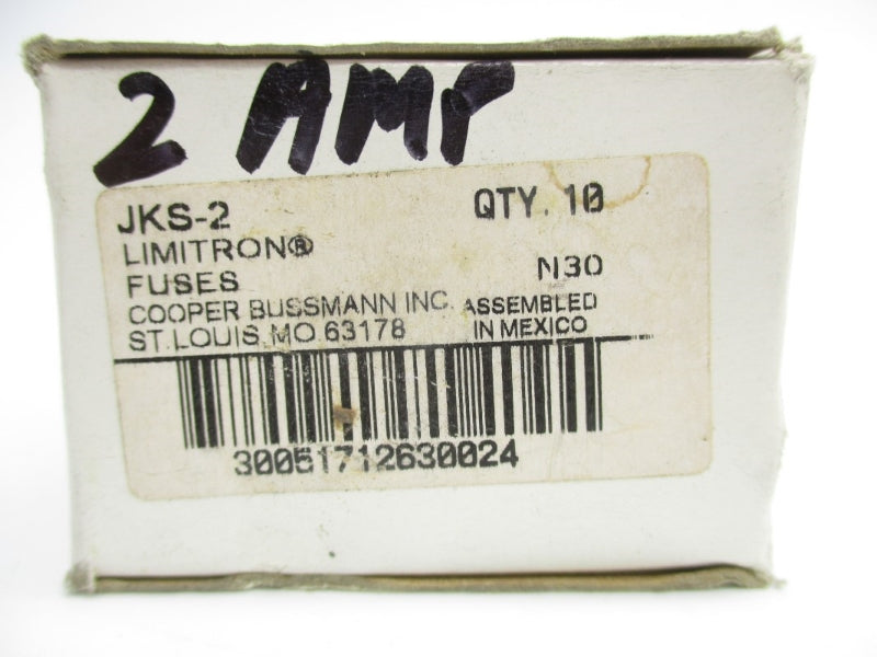 BUSSMANN JKS-2 600VAC 2A (PKG OF 10) NSMP