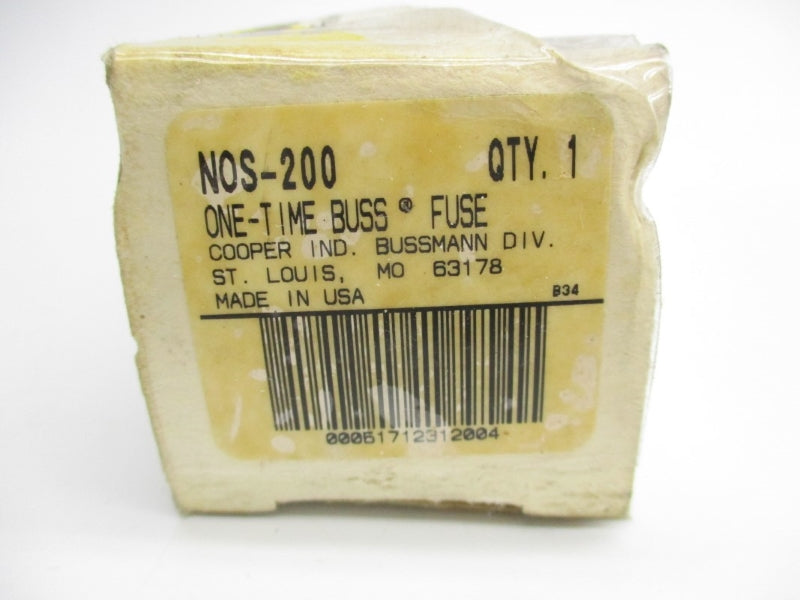 BUSSMANN NOS-200 600VAC 200A NSMP