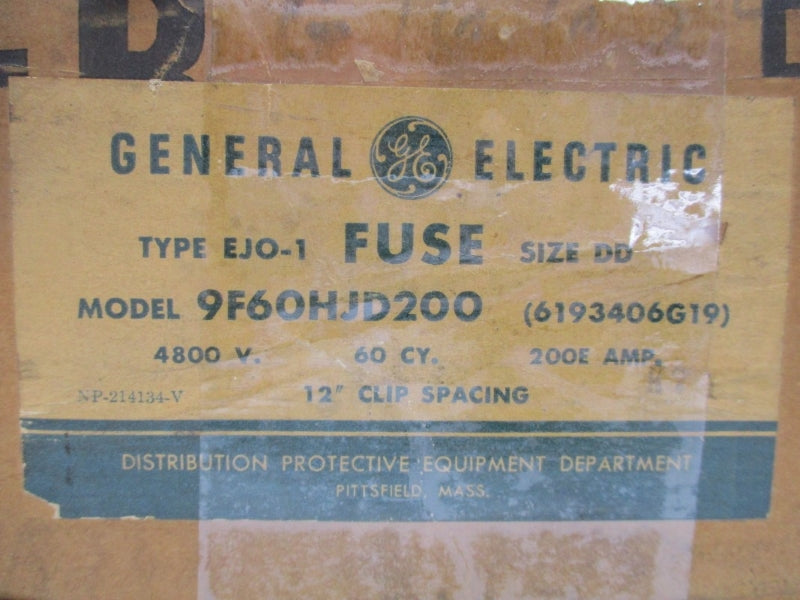 GENERAL ELECTRIC 9F60HJD200 5.5KV 200EA NSMP