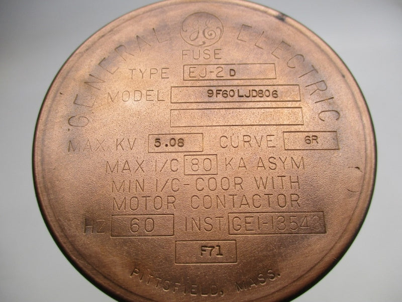 GENERAL ELECTRIC 9F60LJD806 5.08KV 6R NSMP