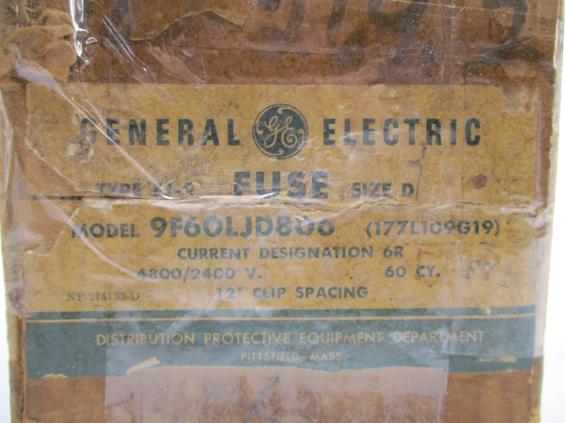 GENERAL ELECTRIC 9F60LJD806 5.08KV 6R NSMP