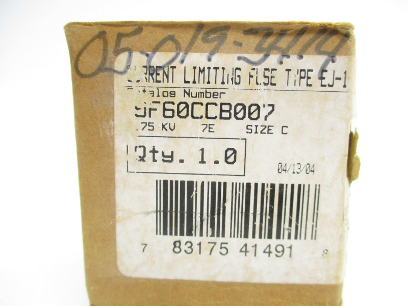 GENERAL ELECTRIC 9F60CCB007 2.75KV 7EA NSMP