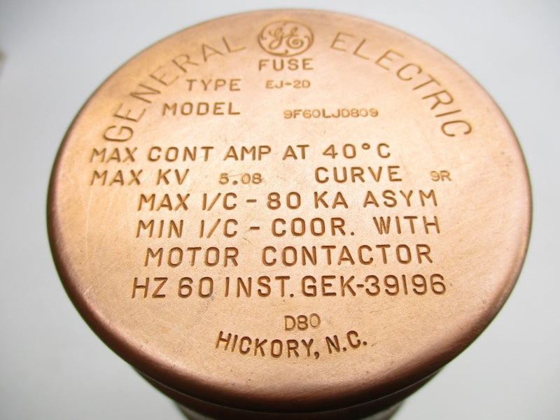 GENERAL ELECTRIC 9F60LJD809 5.08KV 9R NSMP