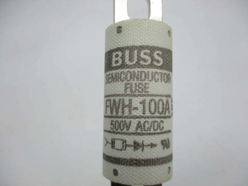 BUSSMANN FWH-100A 500VAC/DC 100A (PKG OF 5) (WH/WH) NSMP