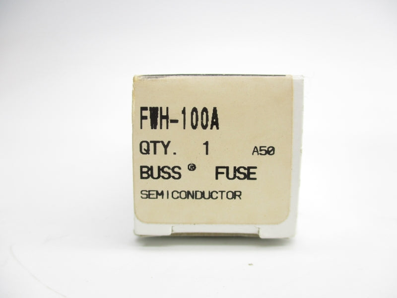 BUSSMANN FWH-100A 500VAC/DC 100A (PKG OF 5) (WH/WH) NSMP