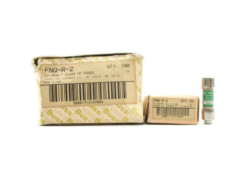 BUSSMANN FNQ-R-2 600VAC 2A (PKG OF 100) NSMP