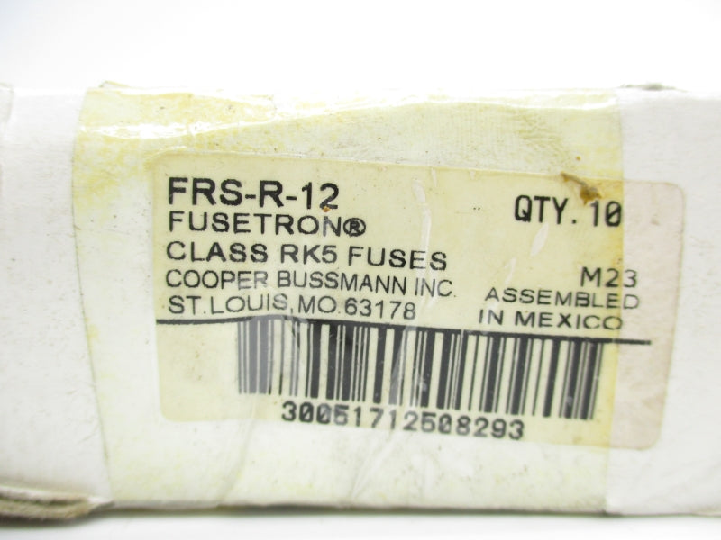 BUSSMANN FRS-R-12 600VAC 12A (PKG OF 10) NSMP