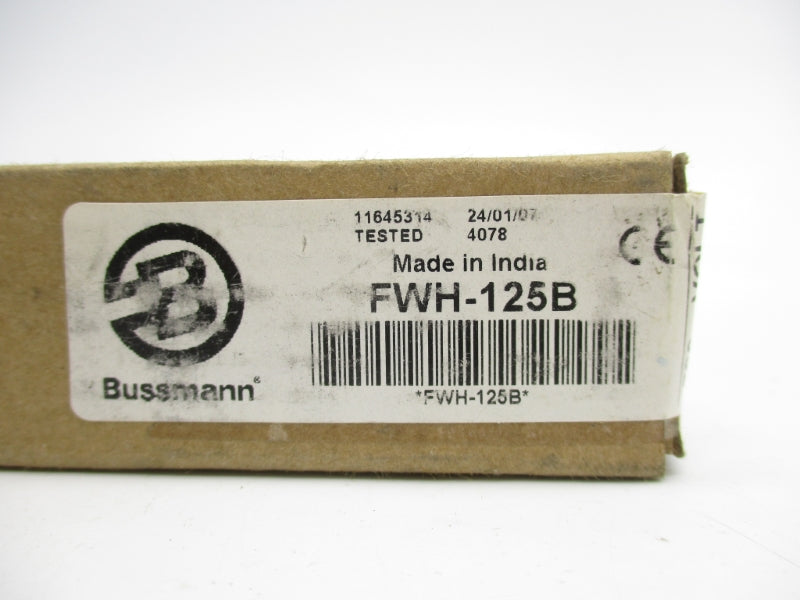 BUSSMANN FWH-125B 125A (BR/WH) NSFS