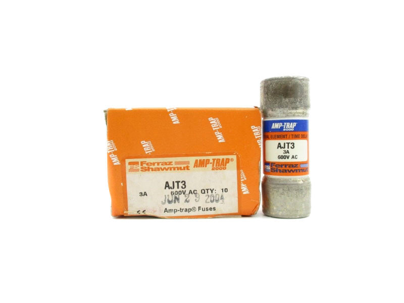 FERRAZ SHAWMUT AJT3 600VAC 3A (PKG OF 10) NSMP