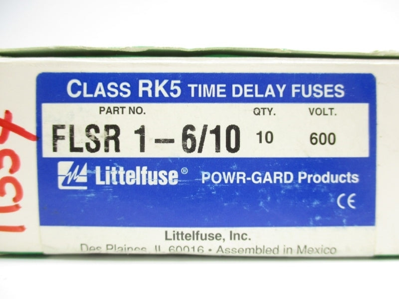 LITTELFUSE FLSR1-6/10 600VAC 1-6/10A (PKG OF 10) NSMP