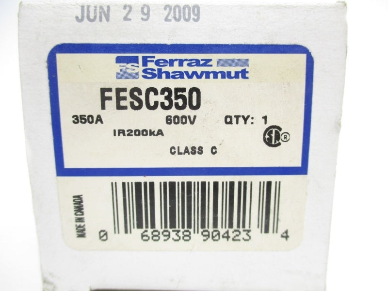 FERRAZ SHAWMUT FESC350 600VAC 350A NSMP