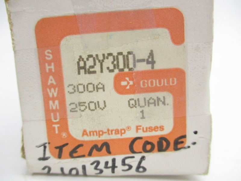 GOULD SHAWMUT A2Y300-4 250VAC/DC 300A NSMP