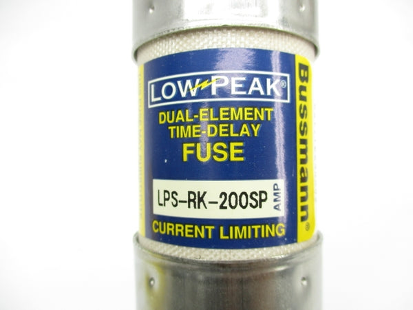 BUSSMANN LPS-RK-200SP 600VAC 200A (SHORT) (YL/BL) NSMP
