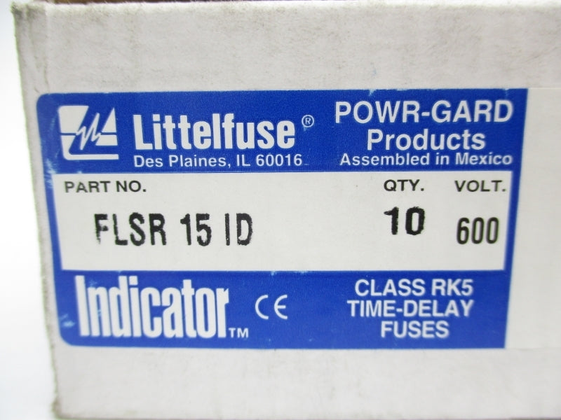 LITTELFUSE FLSR15ID 600VAC 15A (PKG OF 10) NSMP
