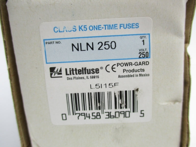 LITTELFUSE NLN250 250VAC/DC 250A NSMP
