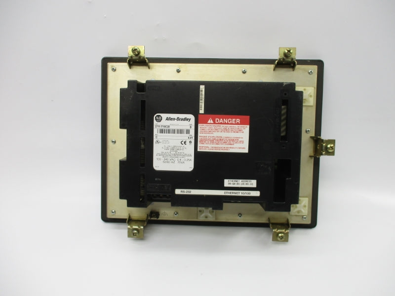 ALLEN BRADLEY 2711-T10C20 SER. D F/W 4.41 100-240VAC 0.4-0.25A UNMP