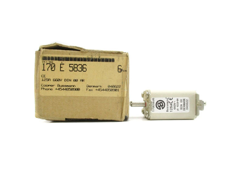BUSSMANN 170E5836 660V 125A (PKG OF 6) NSMP